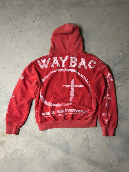 Red WayBac Hoodie